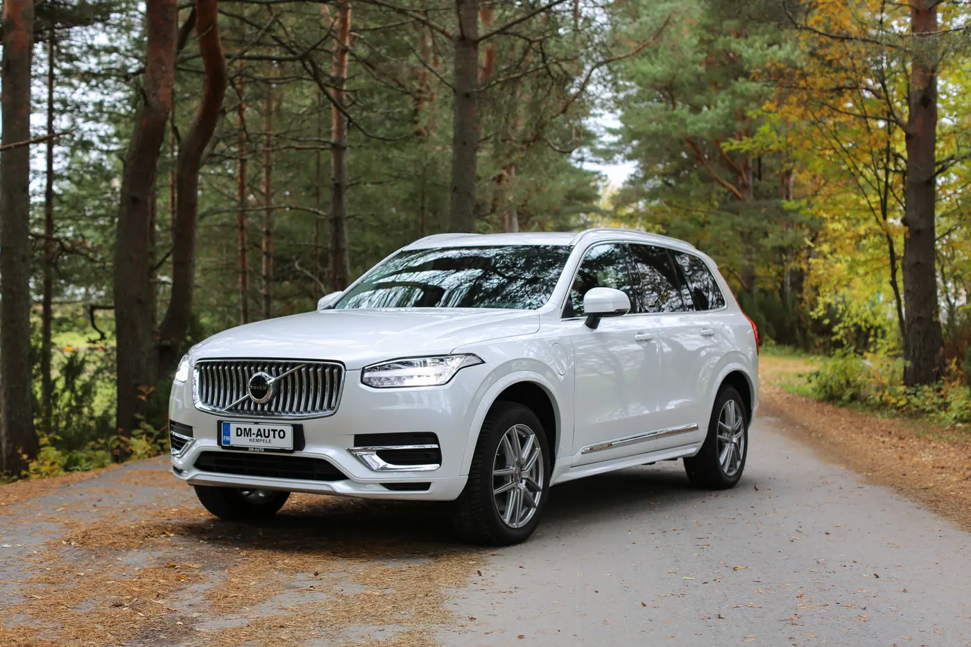 Volvo XC90 metsätiellä